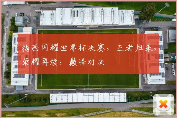 梅西闪耀世界杯决赛，王者归来，荣耀再续，巅峰对决